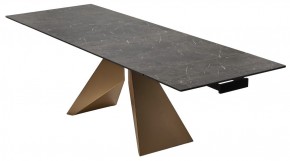 Стол ALES 180 BLACK GRAVE SOLID CERAMIC, керамика / бронзовый, ®DISAUR в Нытве - nytva.mebel24.online | фото 7