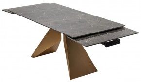 Стол ALES 180 BLACK GRAVE SOLID CERAMIC, керамика / бронзовый, ®DISAUR в Нытве - nytva.mebel24.online | фото 9
