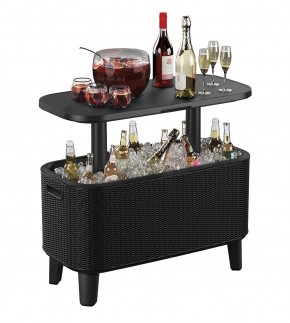 Стол Беви Бар (Bevy Bar Large Cool Bar), графит в Нытве - nytva.mebel24.online | фото 3
