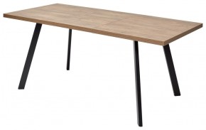 Стол BRICK M 140 Дуб Канзас/ Черный М-City в Нытве - nytva.mebel24.online | фото 1