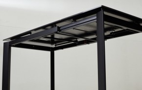 Стол CORNER 120 MATT BLACK MARBLE SOLID CERAMIC / BLACK, ®DISAUR в Нытве - nytva.mebel24.online | фото 2
