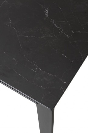 Стол CORNER 120 MATT BLACK MARBLE SOLID CERAMIC / BLACK, ®DISAUR в Нытве - nytva.mebel24.online | фото 5