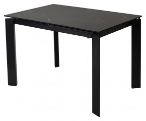 Стол CORNER 120 MATT BLACK MARBLE SOLID CERAMIC / BLACK, ®DISAUR в Нытве - nytva.mebel24.online | фото 9