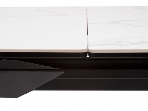 Стол CREMONA 140 MATTE STATUARIO Белый мрамор матовый, керамика/ черный каркас, ®DISAUR в Нытве - nytva.mebel24.online | фото 4