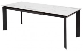 Стол CREMONA 140 MATTE STATUARIO Белый мрамор матовый, керамика/ черный каркас, ®DISAUR в Нытве - nytva.mebel24.online | фото 5