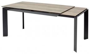 Стол CREMONA 180 KL-61 Под дерево, итальянская керамика / черный каркас, ®DISAUR в Нытве - nytva.mebel24.online | фото 7