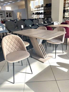 Стол EXEL 140 Дуб Трюфель/ Алюминий М-City в Нытве - nytva.mebel24.online | фото 2