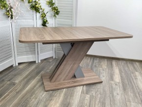 Стол EXEL 140 Дуб Трюфель/ Алюминий М-City в Нытве - nytva.mebel24.online | фото 4