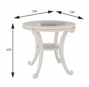 Стол журнальный Глория С в Нытве - nytva.mebel24.online | фото 3