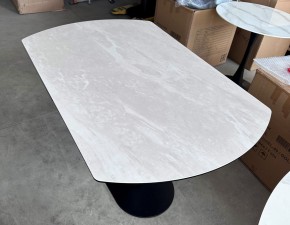 Стол KAI 140 TL-109 поворотная система раскладки, испанская керамика / Темно-серый / Черный, ®DISAUR в Нытве - nytva.mebel24.online | фото 7