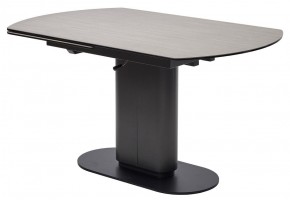 Стол KAI 140 TL-110 поворотная система раскладки, испанская керамика / Темно-серый / Черный, ®DISAUR в Нытве - nytva.mebel24.online | фото 1