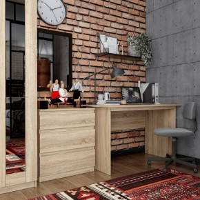 Стол КАСТОР письменный 120х65, цвет Дуб Сонома в Нытве - nytva.mebel24.online | фото 3