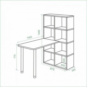 Стол компьютерный Bartolo в Нытве - nytva.mebel24.online | фото 3