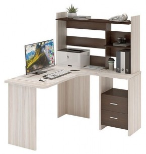 Стол компьютерный Домино Lite СКЛ-Угл130+НКЛ-120 в Нытве - nytva.mebel24.online | фото 2