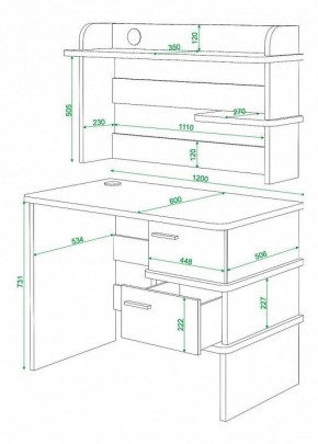 Стол компьютерный Домино нельсон СД-15 в Нытве - nytva.mebel24.online | фото 3