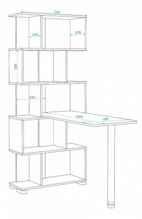 Стол компьютерный Домино нельсон СЛ-5СТ в Нытве - nytva.mebel24.online | фото 3
