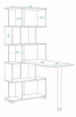 Стол компьютерный Домино нельсон СЛ-5СТ в Нытве - nytva.mebel24.online | фото 2