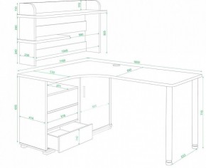Стол компьютерный Домино нельсон СР-145М в Нытве - nytva.mebel24.online | фото 2