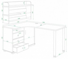 Стол компьютерный Домино нельсон СР-165М в Нытве - nytva.mebel24.online | фото 2