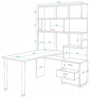Стол компьютерный Домино нельсон СР-420/150 в Нытве - nytva.mebel24.online | фото 2