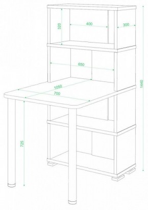Стол компьютерный Домино СБ-10М/4 в Нытве - nytva.mebel24.online | фото 2