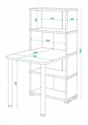 Стол компьютерный Домино СБ-10М4 в Нытве - nytva.mebel24.online | фото 3