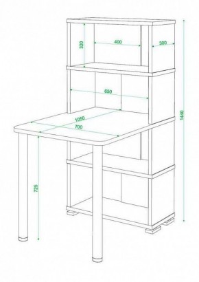 Стол компьютерный Домино СБ-10М4 в Нытве - nytva.mebel24.online | фото 4