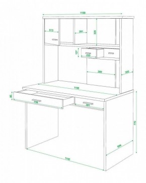 Стол компьютерный Домино СК-60 в Нытве - nytva.mebel24.online | фото 2