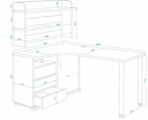 Стол компьютерный Домино СР-145М в Нытве - nytva.mebel24.online | фото 2