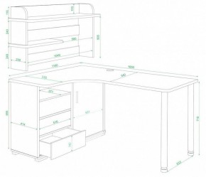 Стол компьютерный Домино СР-145М в Нытве - nytva.mebel24.online | фото 2