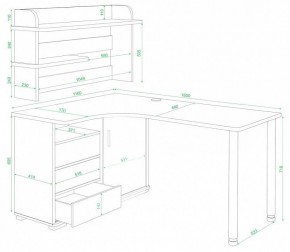 Стол компьютерный Домино СР-145М в Нытве - nytva.mebel24.online | фото 2