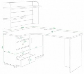 Стол компьютерный Домино СР-165 в Нытве - nytva.mebel24.online | фото 2