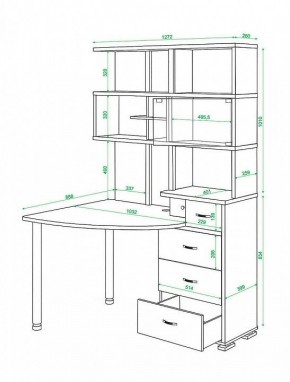 Стол компьютерный Домино СР-320 в Нытве - nytva.mebel24.online | фото 5