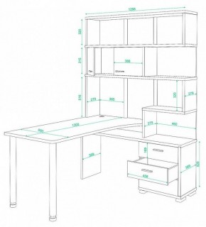 Стол компьютерный Домино СР-420/130 в Нытве - nytva.mebel24.online | фото 2