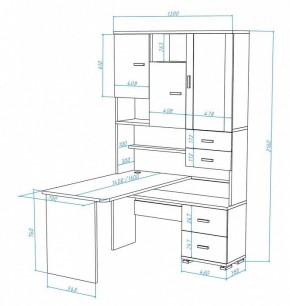 Стол компьютерный Домино СР-620/140 в Нытве - nytva.mebel24.online | фото 3