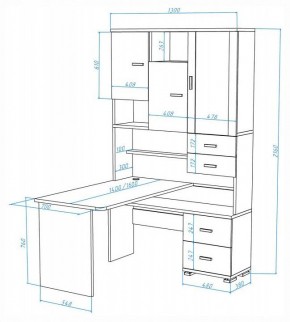 Стол компьютерный Домино СР-620-160 в Нытве - nytva.mebel24.online | фото 2