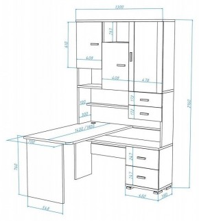 Стол компьютерный Домино СР-620/180 в Нытве - nytva.mebel24.online | фото 2