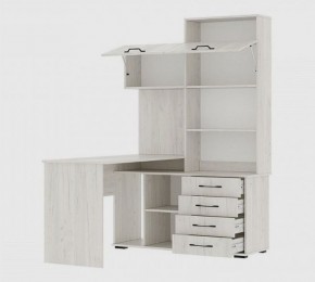 Стол компьютерный "ПКС-11" ЛЕВЫЙ (дуб крафт белый) в Нытве - nytva.mebel24.online | фото 2