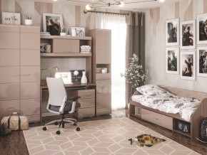 Стол компьютерный Симба Ясень шимо-Кофе с молоком в Нытве - nytva.mebel24.online | фото 4