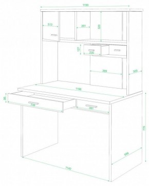 Стол компьютерный СК-60 в Нытве - nytva.mebel24.online | фото 2