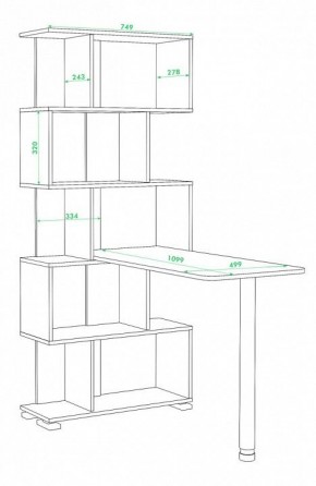 Стол компьютерный СЛ-5СТ в Нытве - nytva.mebel24.online | фото 2