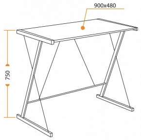 Стол компьютерный WD-09 в Нытве - nytva.mebel24.online | фото 6