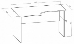 Стол офисный Офис ОФ-10 в Нытве - nytva.mebel24.online | фото 4