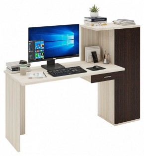 Стол письменный Домино Lite СКЛ-ПРЯМ130+ШК в Нытве - nytva.mebel24.online | фото 2