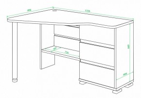 Стол письменный Домино СР-322С в Нытве - nytva.mebel24.online | фото 2