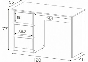 Стол письменный Идена в Нытве - nytva.mebel24.online | фото 4