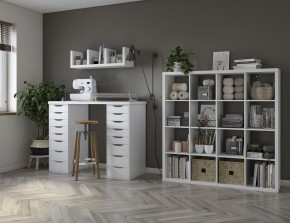 Стол письменный Ингар 2/88 140x106x55, дуб беленый/белый в Нытве - nytva.mebel24.online | фото 4