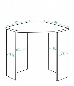 Стол письменный Нельсон Lite СКЛ-Угл70 в Нытве - nytva.mebel24.online | фото 2