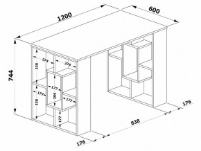 Стол письменный СПм-15 в Нытве - nytva.mebel24.online | фото 3