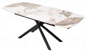 Стол RIVOLI 140 GLOSS LUXURY PANDORA SOLID CERAMIC / BLACK, ®DISAUR в Нытве - nytva.mebel24.online | фото 2
